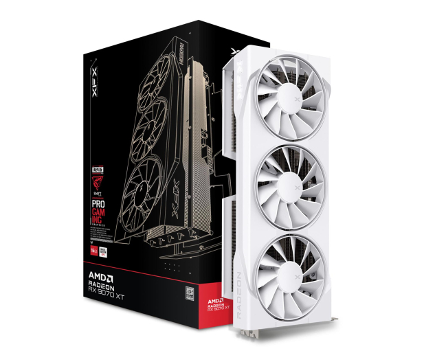 XFX Radeon RX 9070 XT Swift Gaming White 16GB GDDR6 - 1321594 - zdjęcie